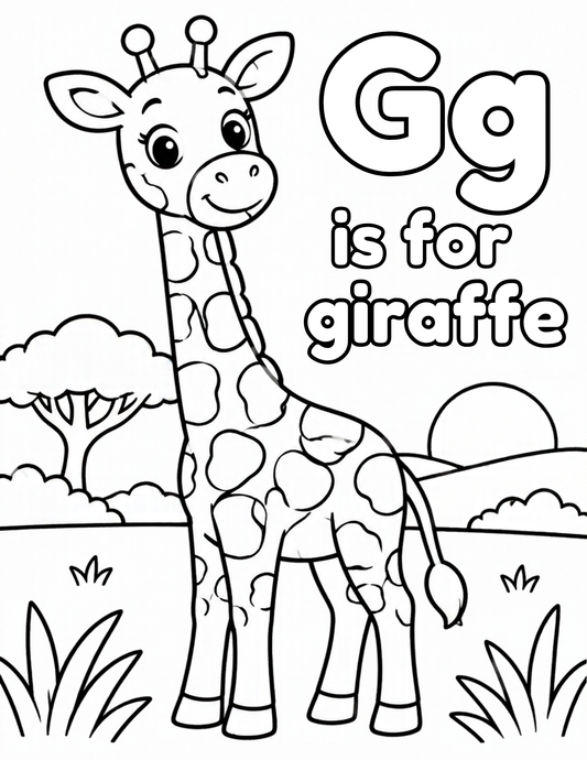Gg is for giraffe