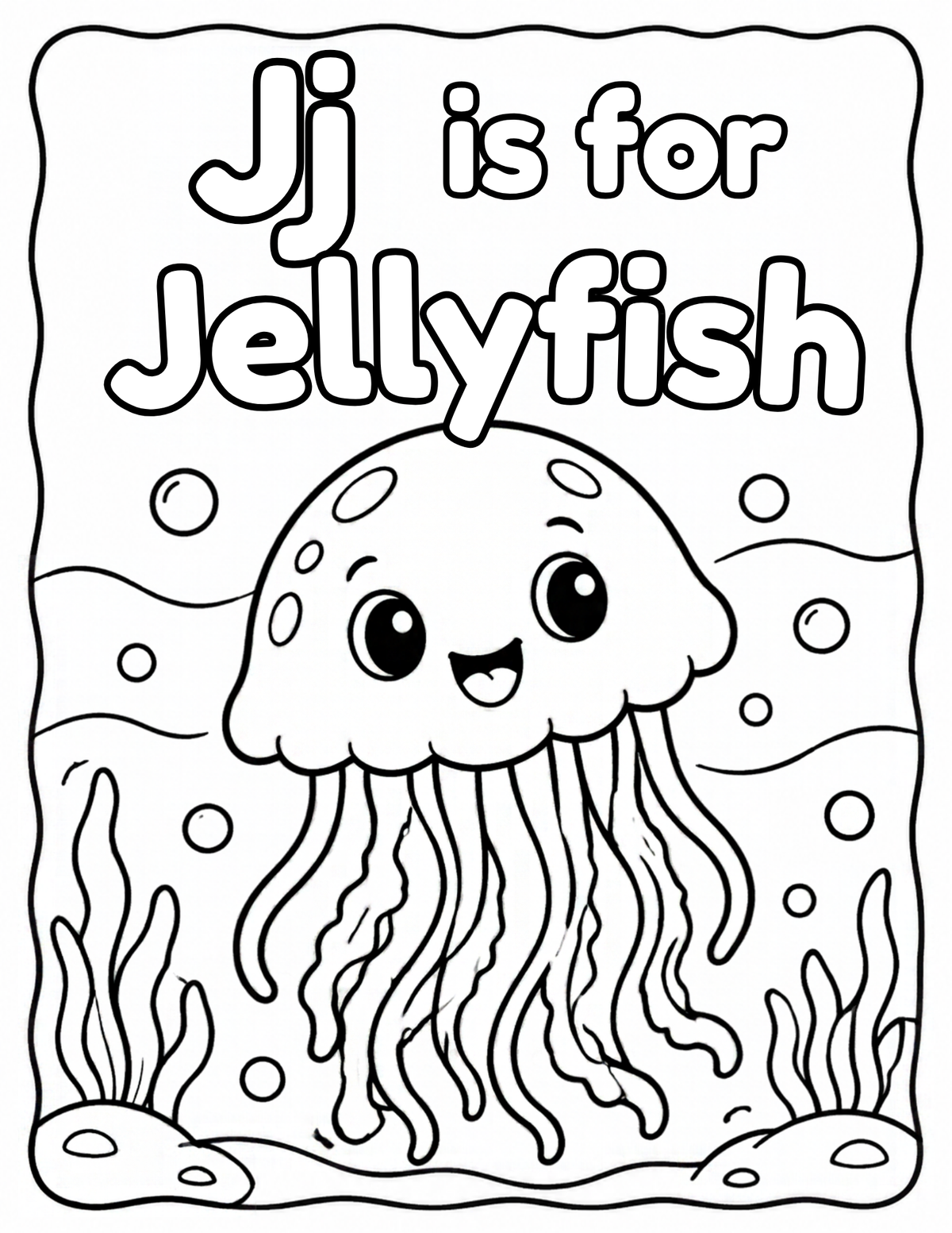 Jj is for Jellyfish