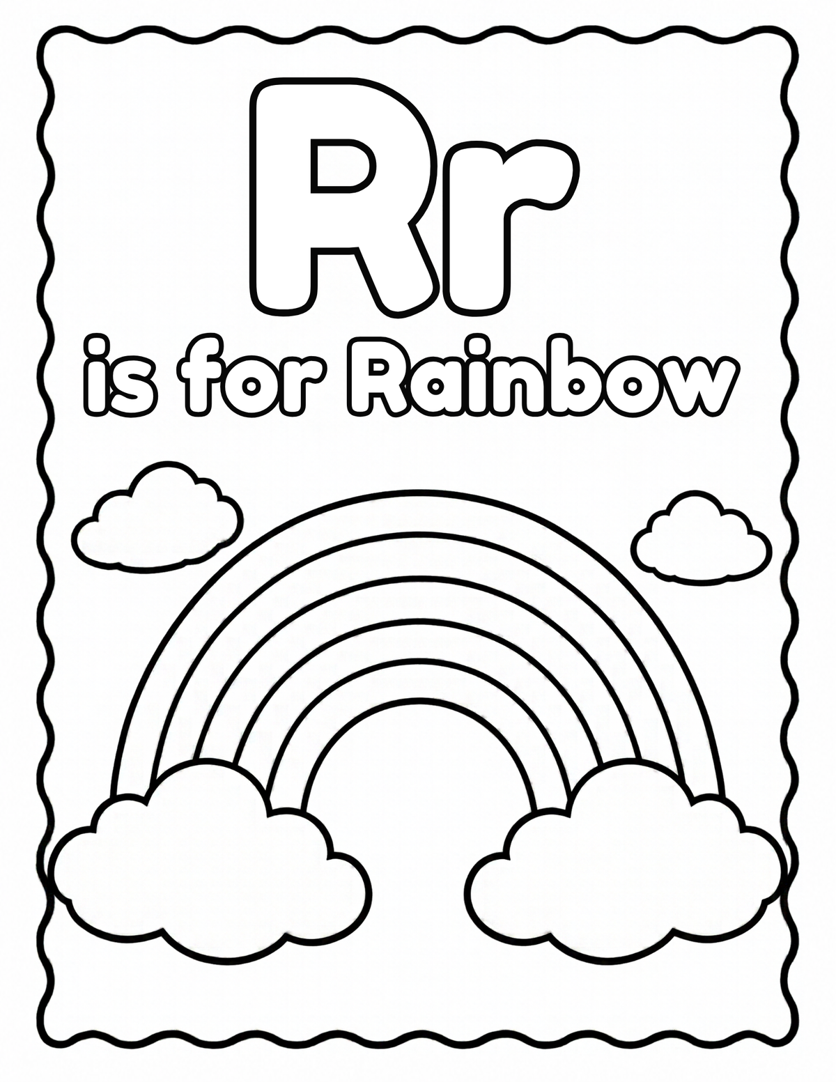Rr is for Rainbow